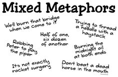 Mixed Metaphor Examples Image