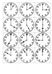 Printable Analog Clock Worksheets Image