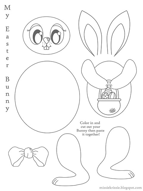 5 Best Images of Free Color Cut And Paste Worksheets - Easter Bunny Cut ...