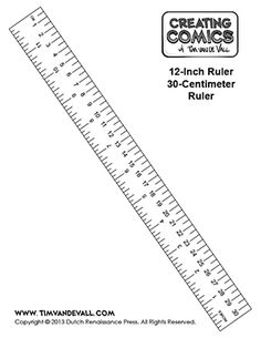 Printable Ruler Inches and Centimeters Image