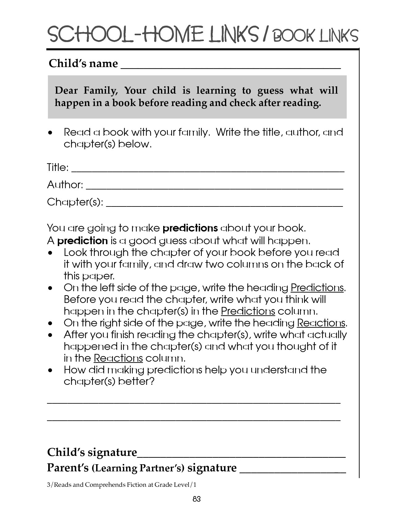 Reading Comprehension Worksheets Grade 3 Image
