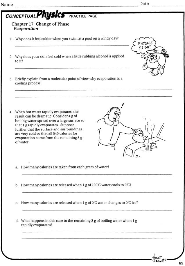 Thermal Energy Worksheet Heat and Temperature