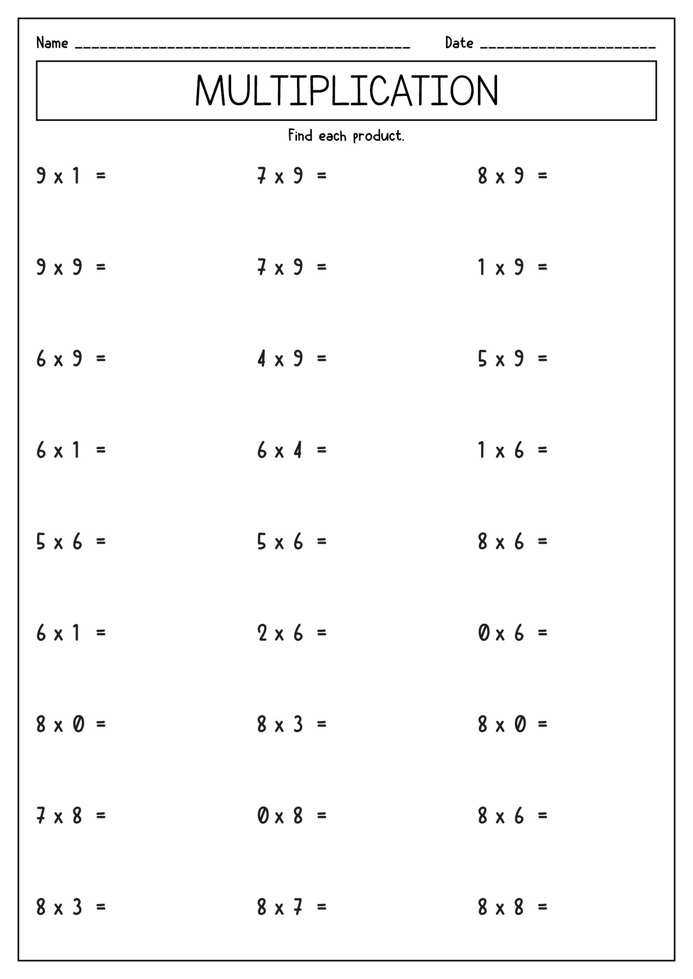 3rd Grade Math Worksheets Fractions Image