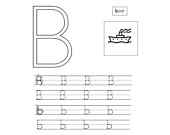 ABC Tracing Worksheets for Preschool Image