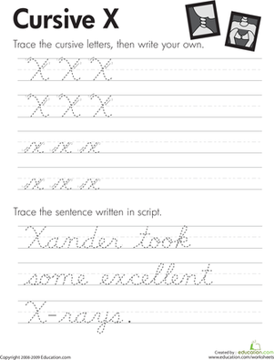 Cursive Handwriting Worksheets 4th Grade Image
