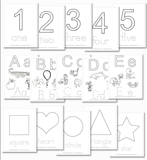 Free Preschool Daily Learning Notebook Image