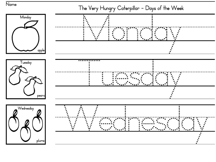 Free Printable Kindergarten Writing Worksheets Image