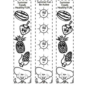Fun Bookmark Coloring Pages
