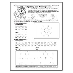 Line Segments and Angles Worksheets Image