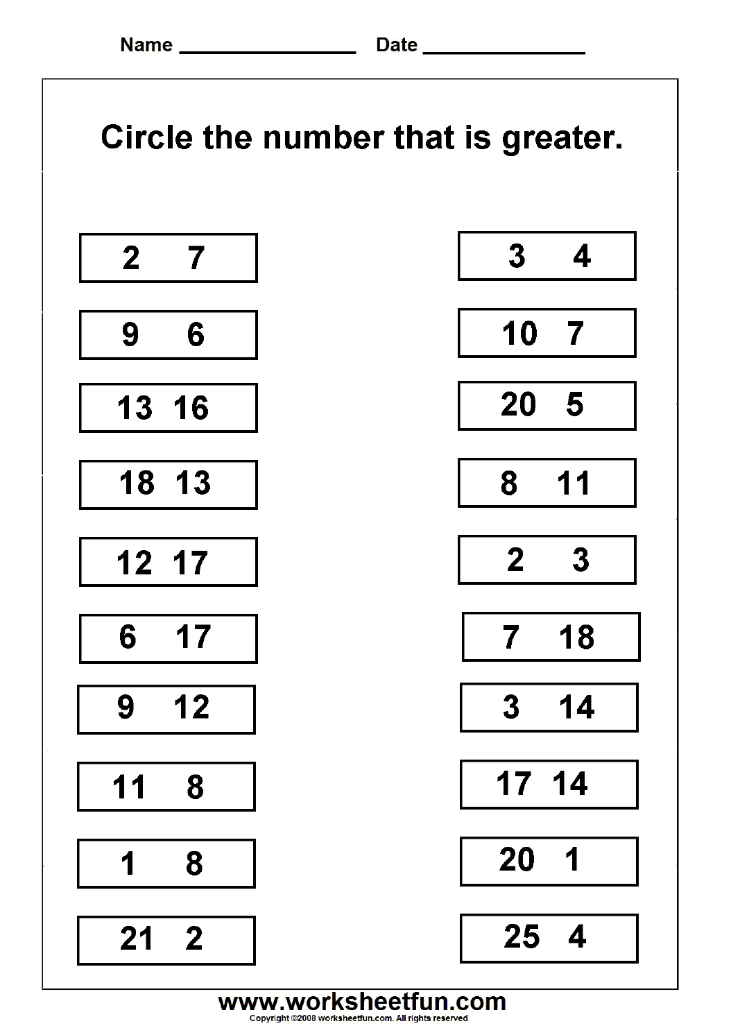 Odd & Even Numbers Worksheets Image