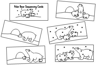 Polar Bear Sequencing Cards Image