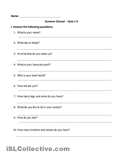 Printable 3rd Grade Writing Worksheets Image