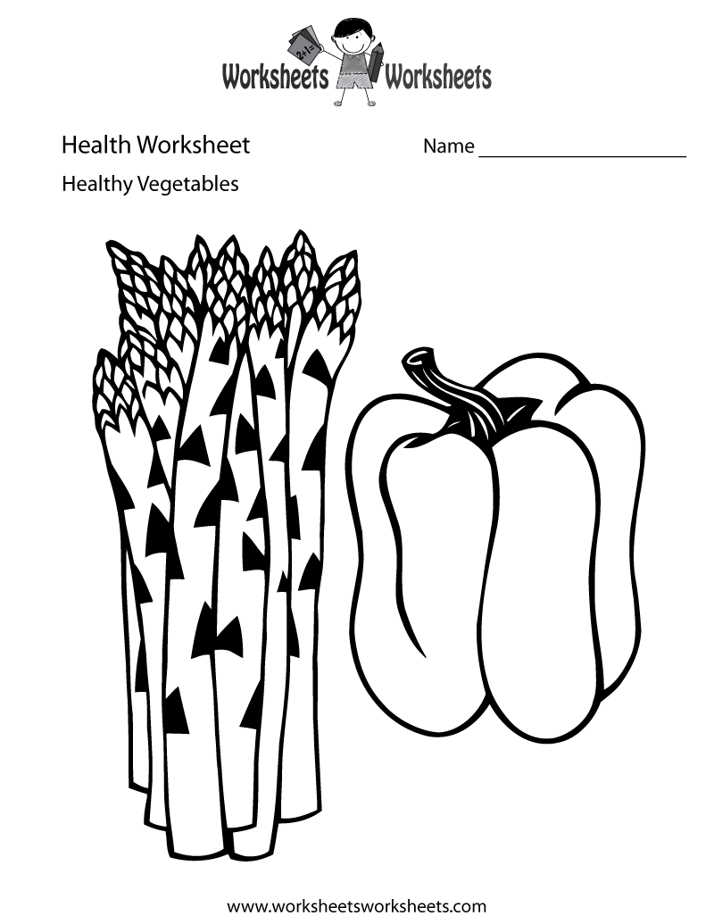 Free Printable Health Worksheets For Kids