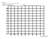 Blank Coordinate Grid Worksheets Image