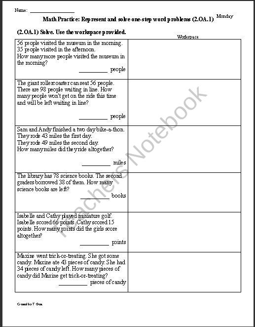 Luxury 80 of 2Nd Grade Common Core Math Word Problems Worksheets