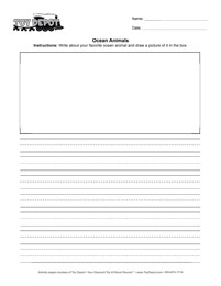 Free Printable 1st Grade Writing Worksheets Image