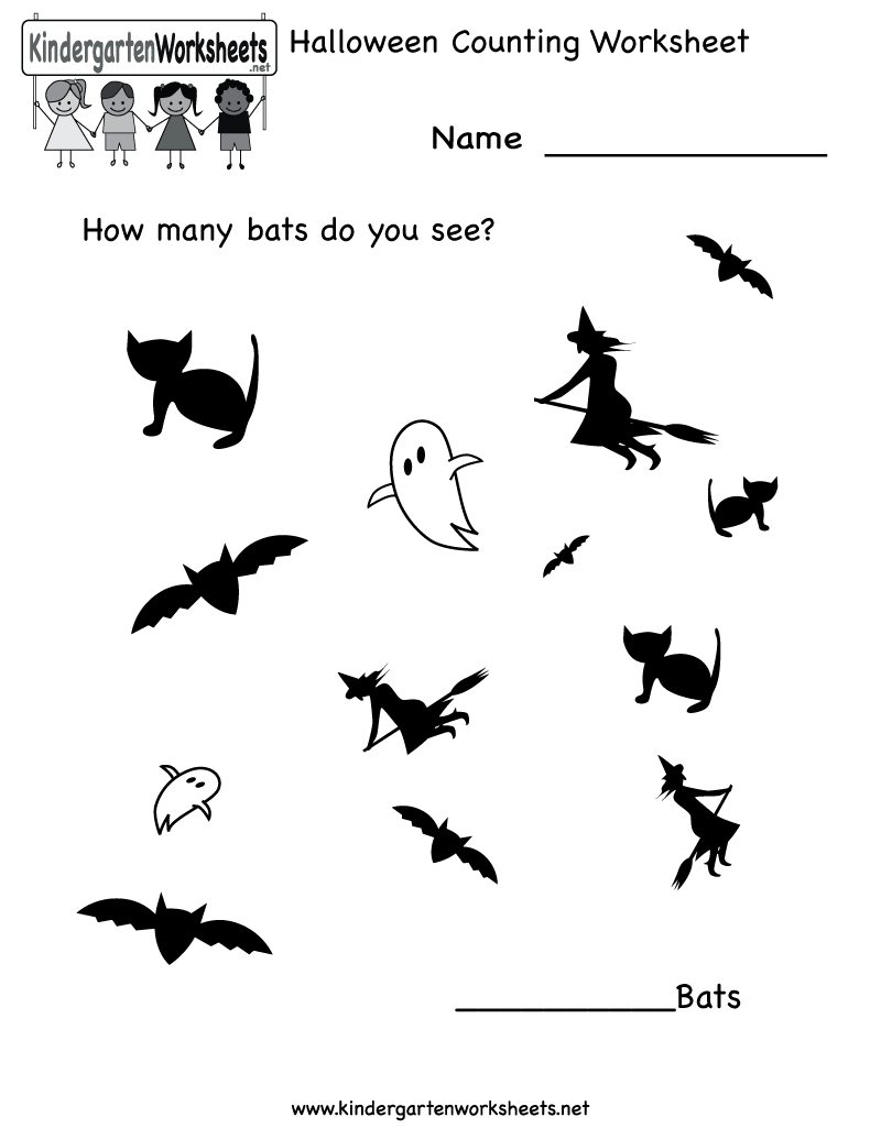 Free Printable Halloween Worksheets Kindergarten Image