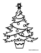Printable Christmas Coloring Pages Image