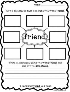 Printable Friendship Worksheets Image