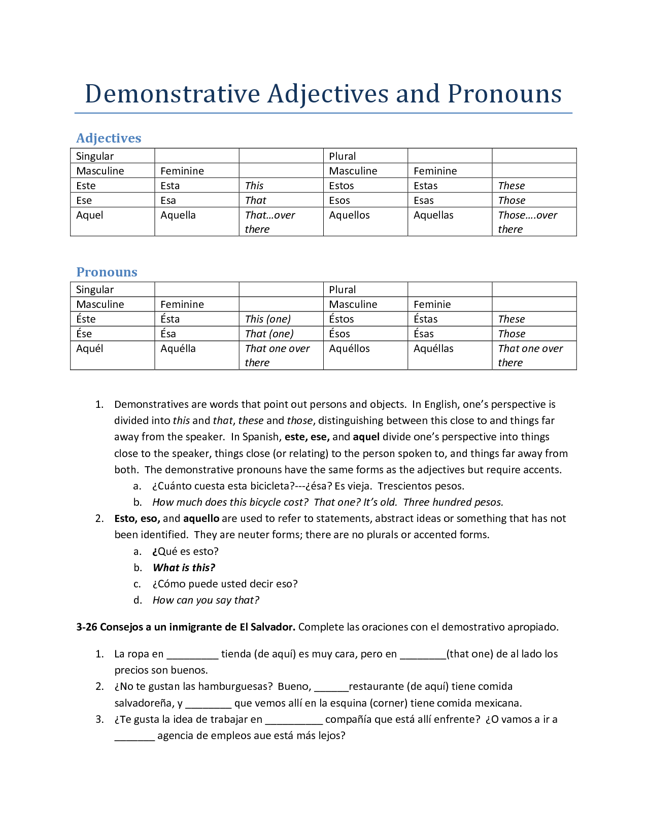 18-spanish-demonstrative-adjectives-worksheet-worksheeto