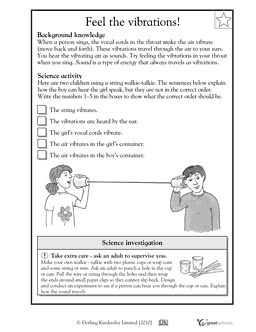 4th Grade Science Sound Worksheets