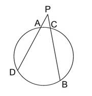 Circle Intersecting Secant Theorem Image