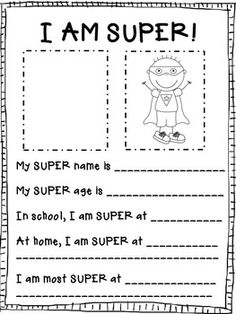 Super Heroes Letters Worksheet Image