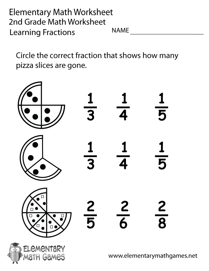 2nd Grade Math Worksheets Printable Image