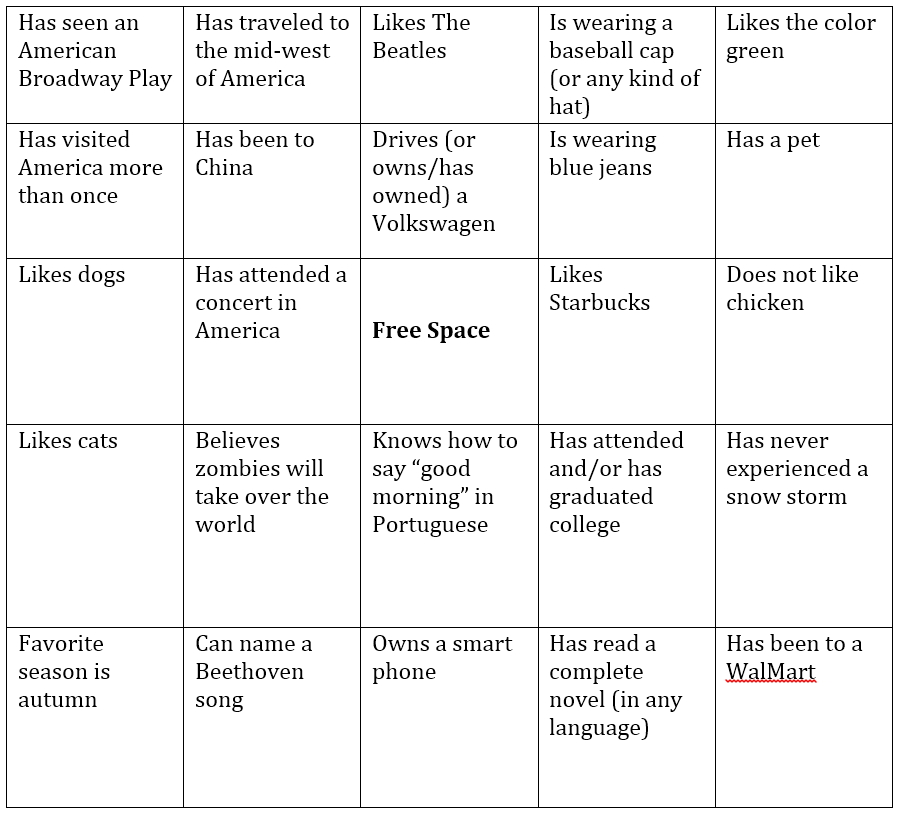 9 people bingo icebreaker worksheet worksheeto