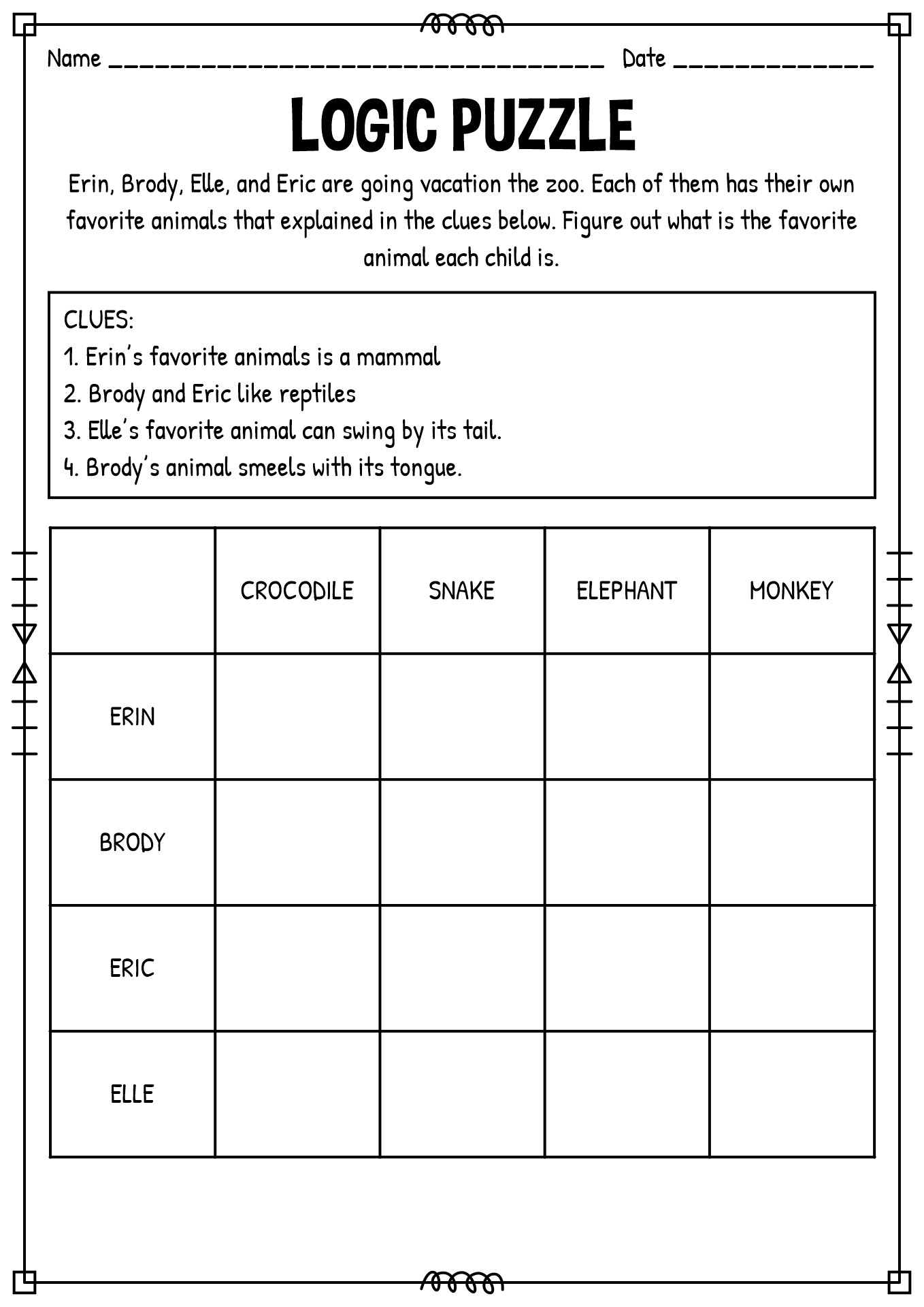 17 Logic Worksheets Preschool Free PDF At Worksheeto
