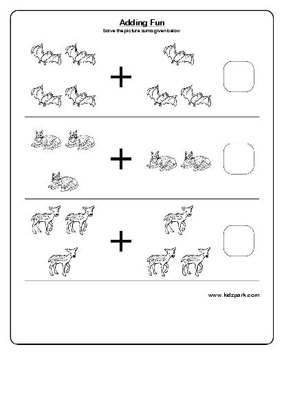 Kindergarten Activity Worksheets