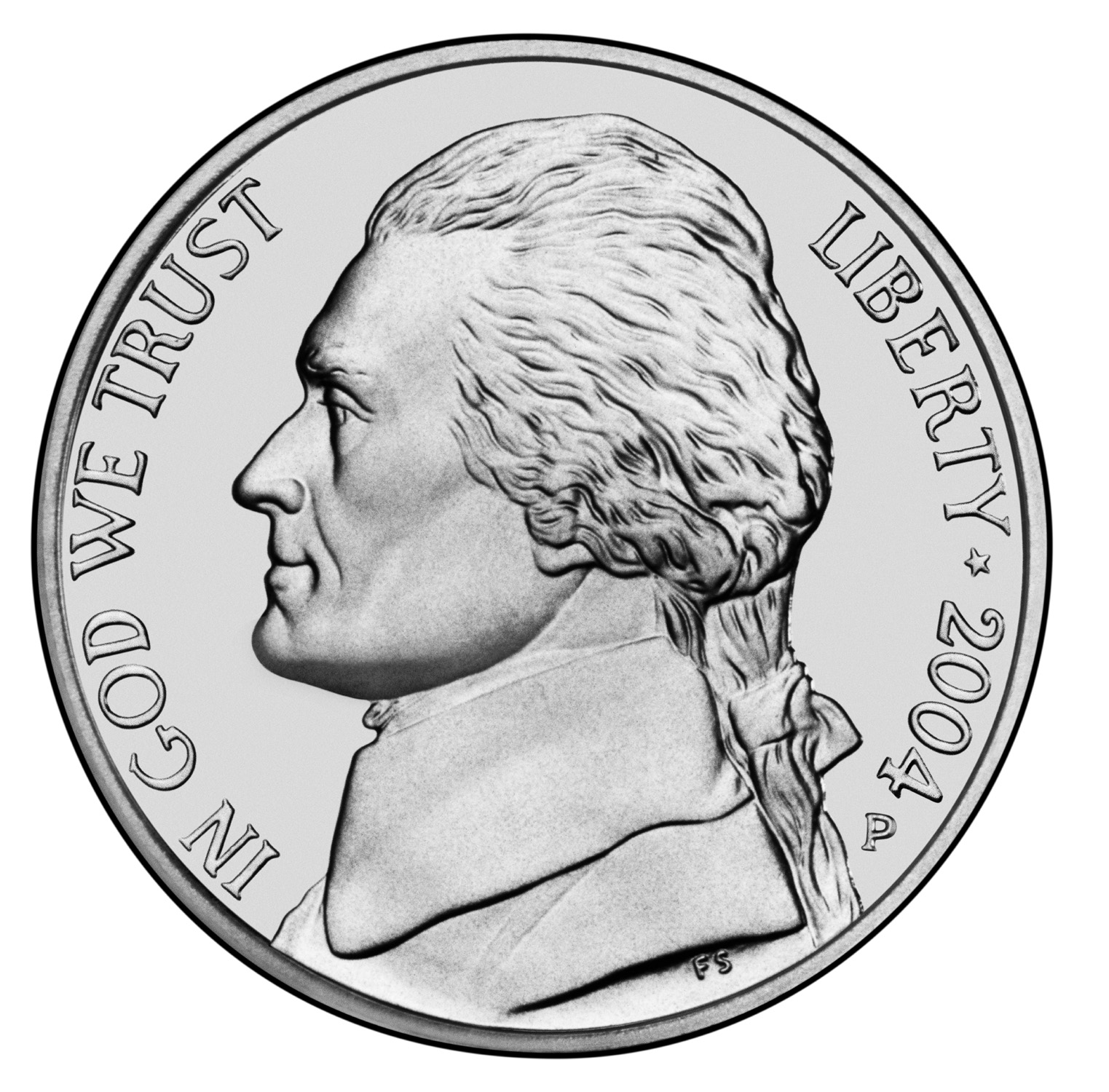 Thomas Jefferson Nickel Coin Image
