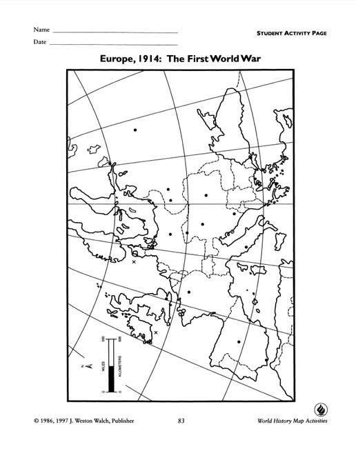 World History Map Activities Image