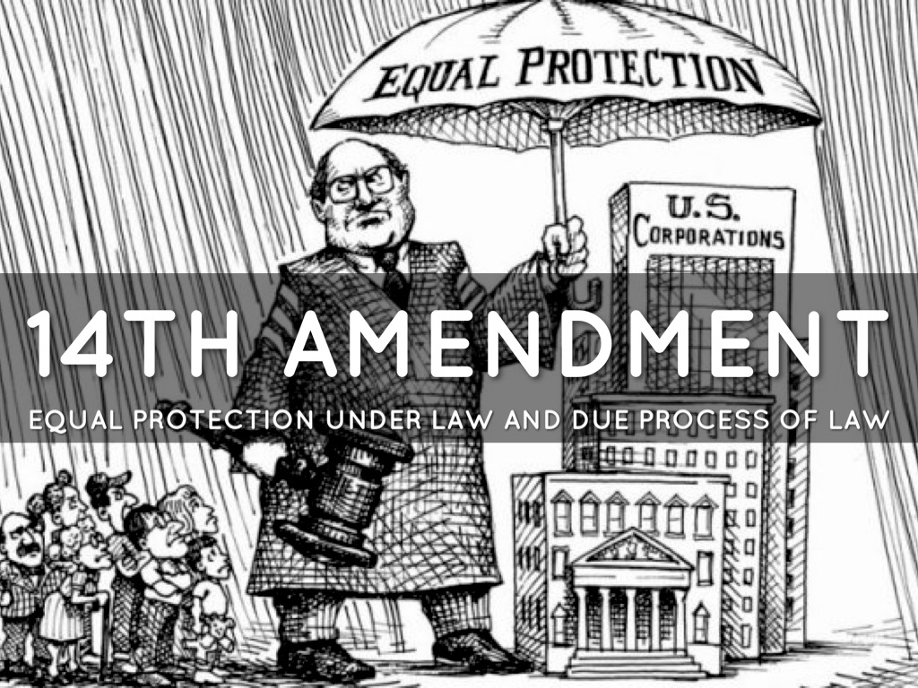 14th Amendment Cartoon Image