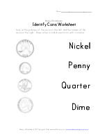 Coin Identification Worksheets Image