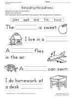 Free Printable 1st Grade Reading Worksheets Image