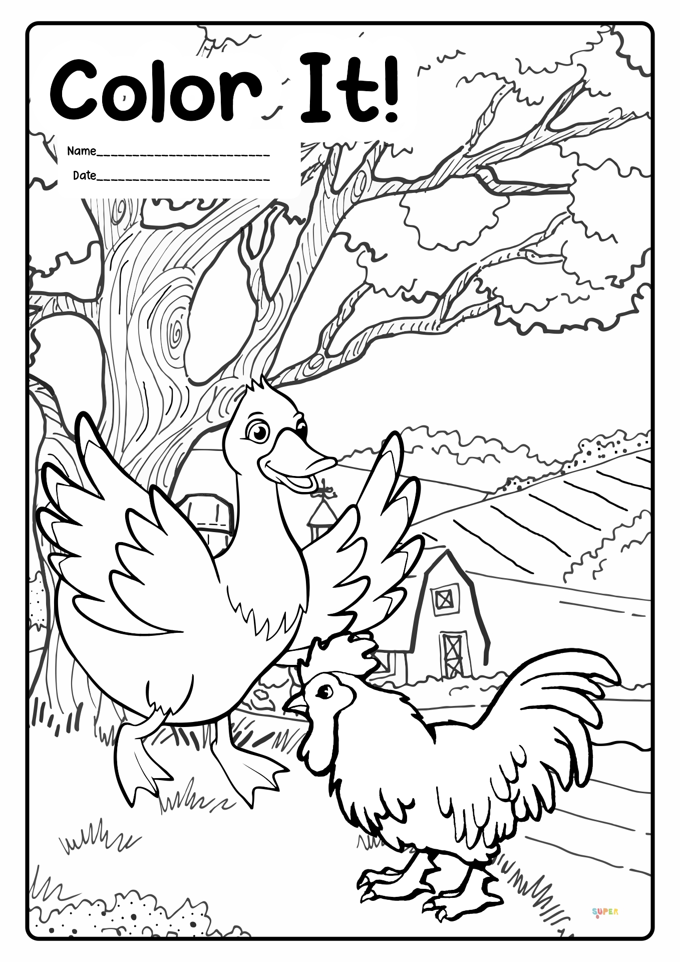 Free Printable Coloring Pages Image