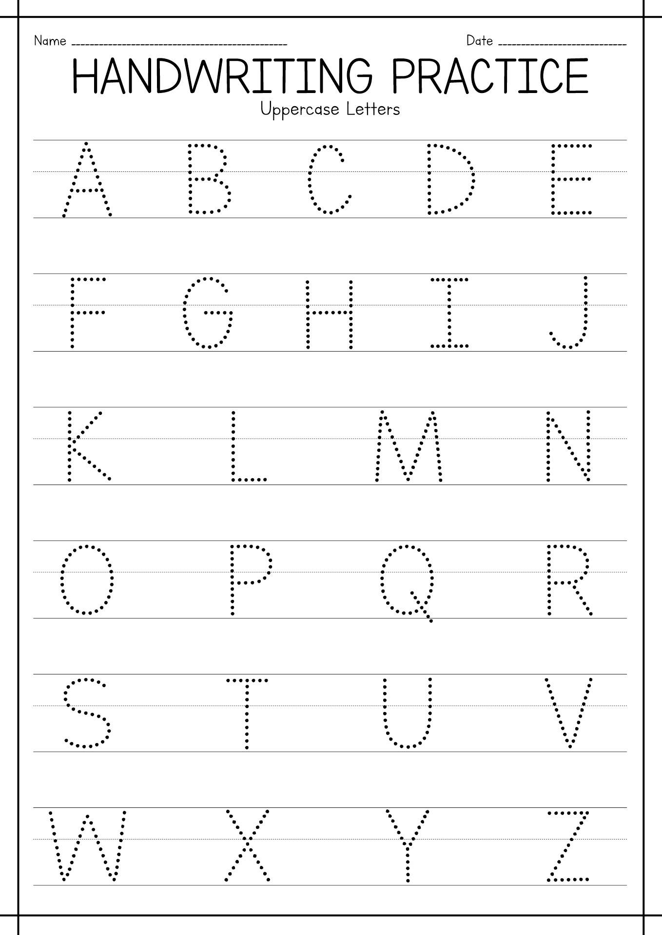 14 Best Images of Writing Practice Worksheets For Preschool - Free ...