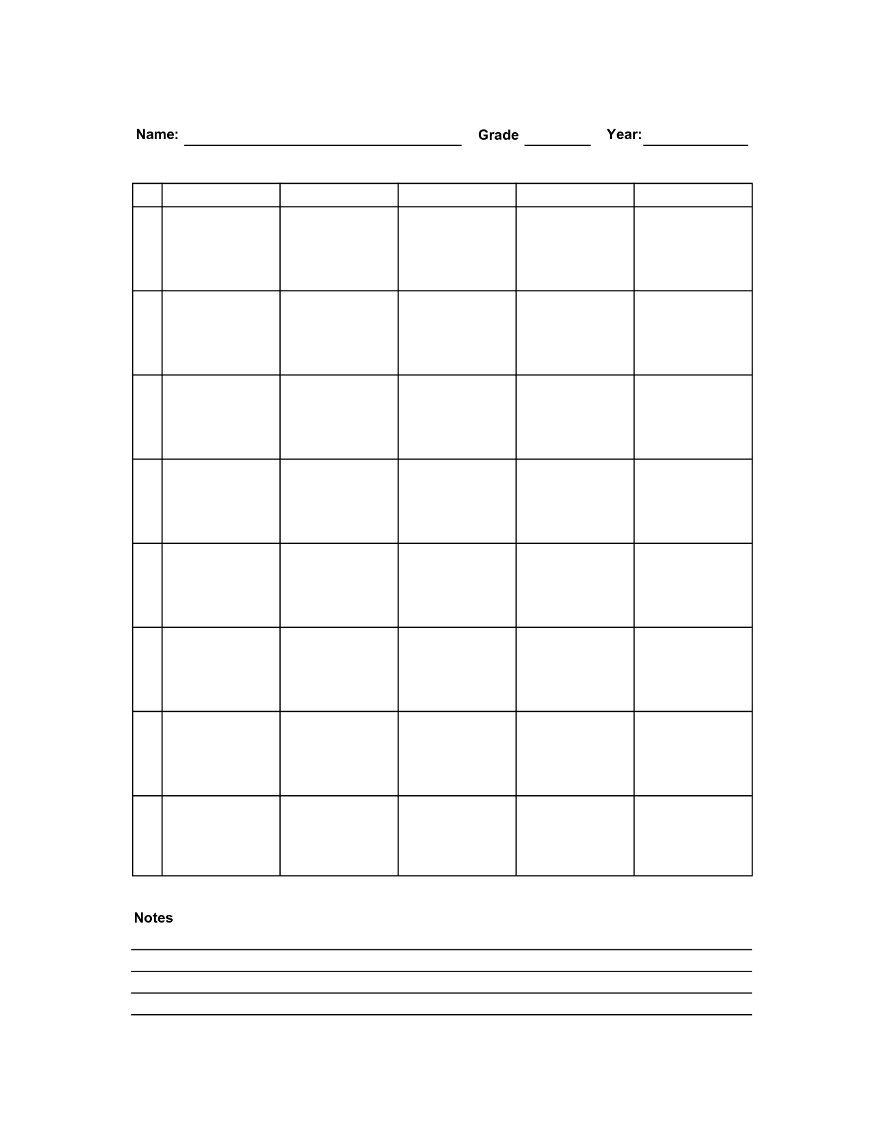 Free Printable Teacher Planner Worksheets Image