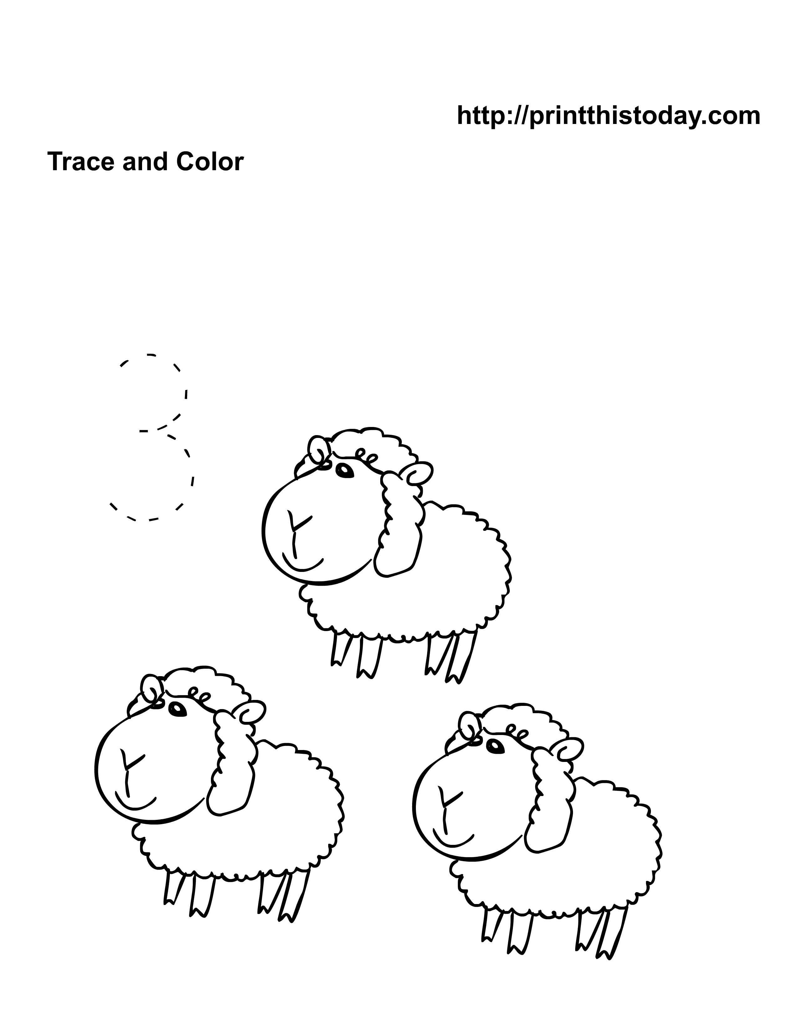 Kindergarten Worksheets Number 3 Image