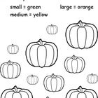 Pumpkin Small Medium Large Worksheets Image
