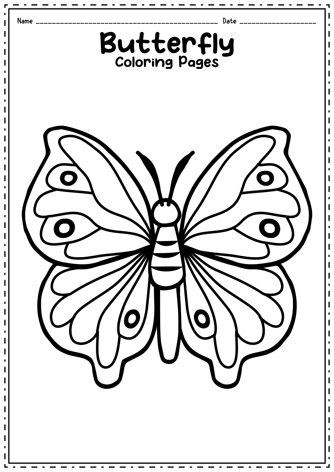 Free Printable Insect Coloring Pages