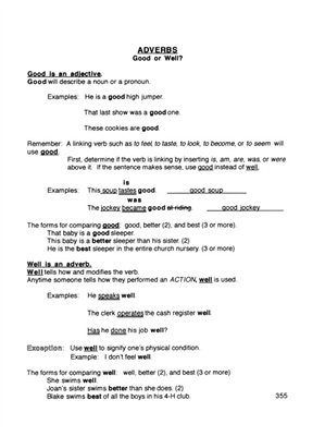 Grammar Worksheets for Grade 6 Image