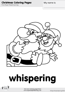 Kids Whispering Coloring Pages Image