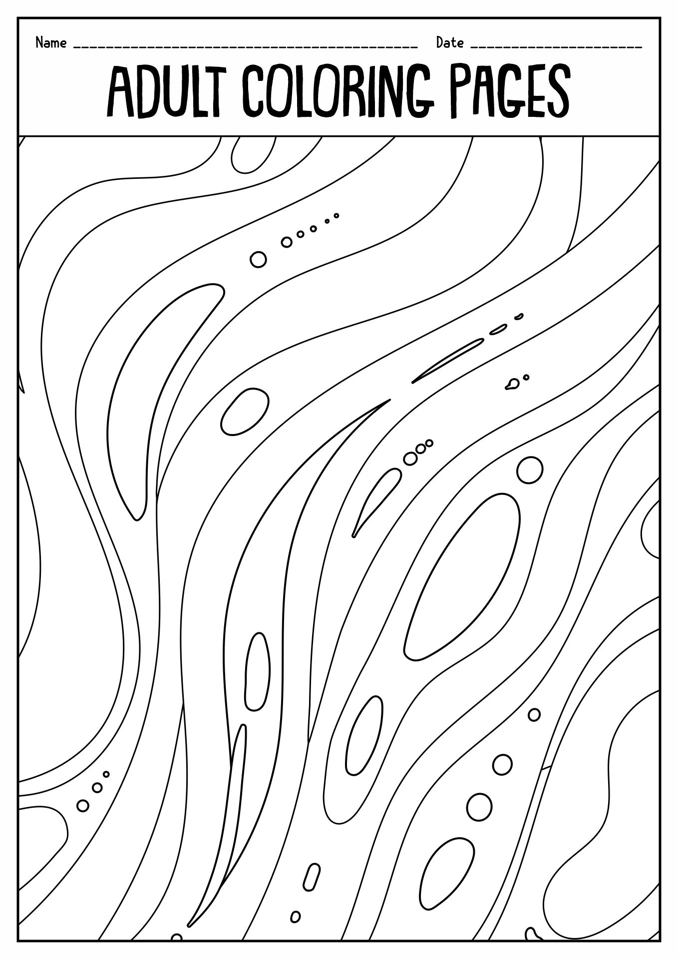 Printable Adult Coloring Pages Image