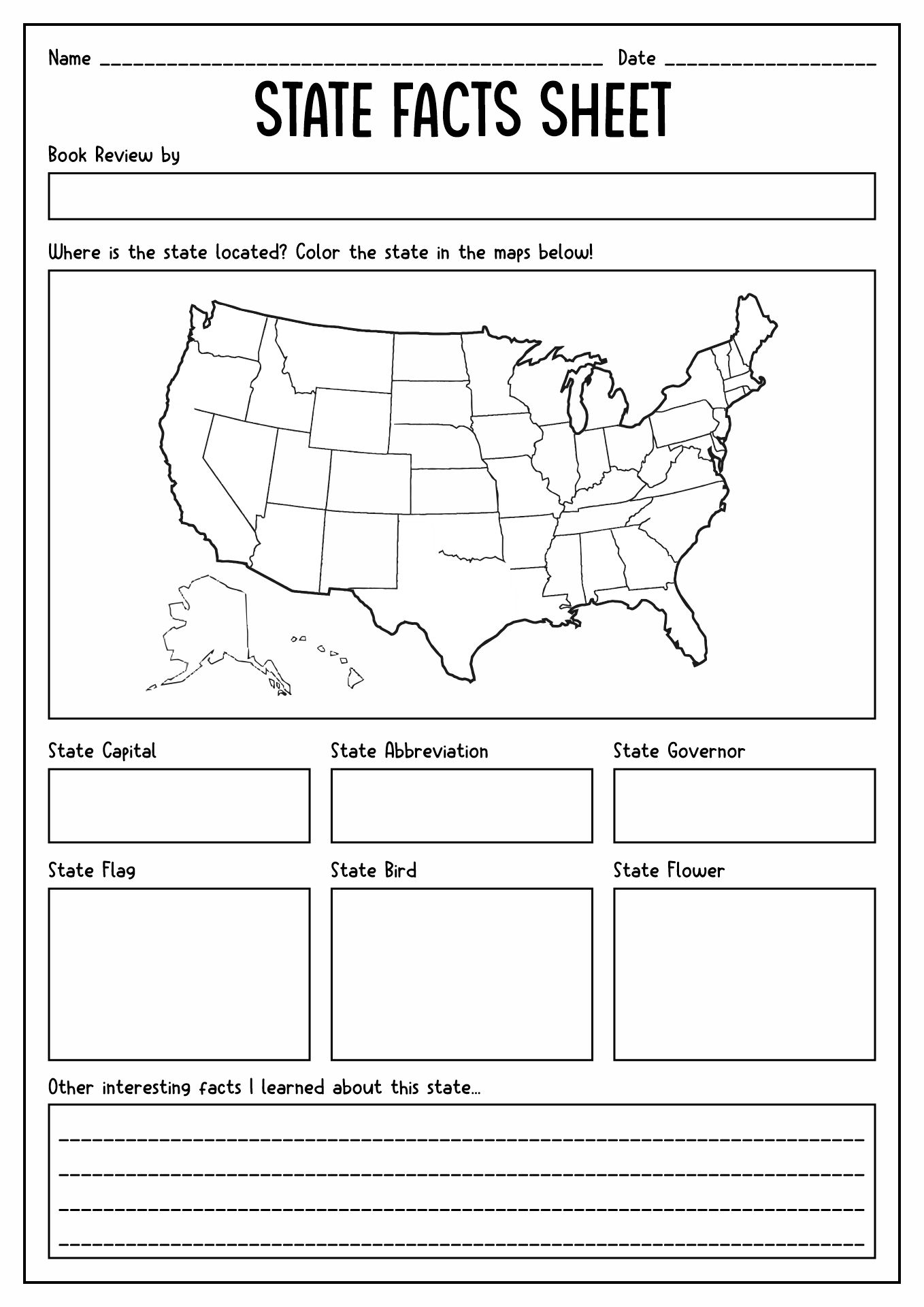 15-my-state-report-worksheet-worksheeto