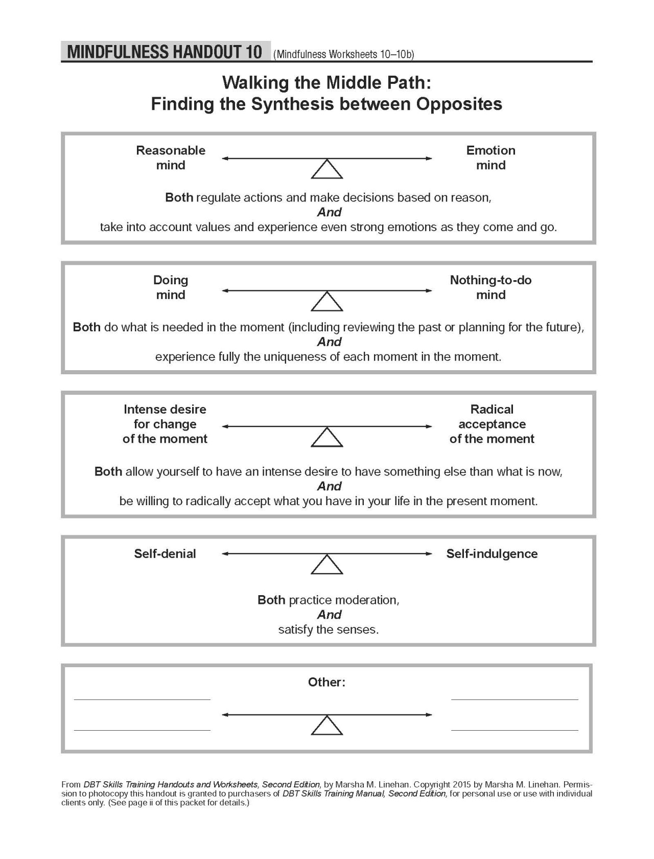 18 How DBT Skills Worksheets /