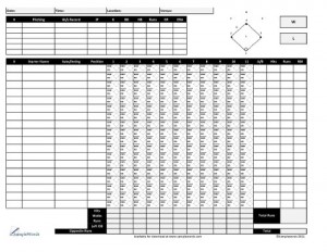 Baseball Scorecard Image