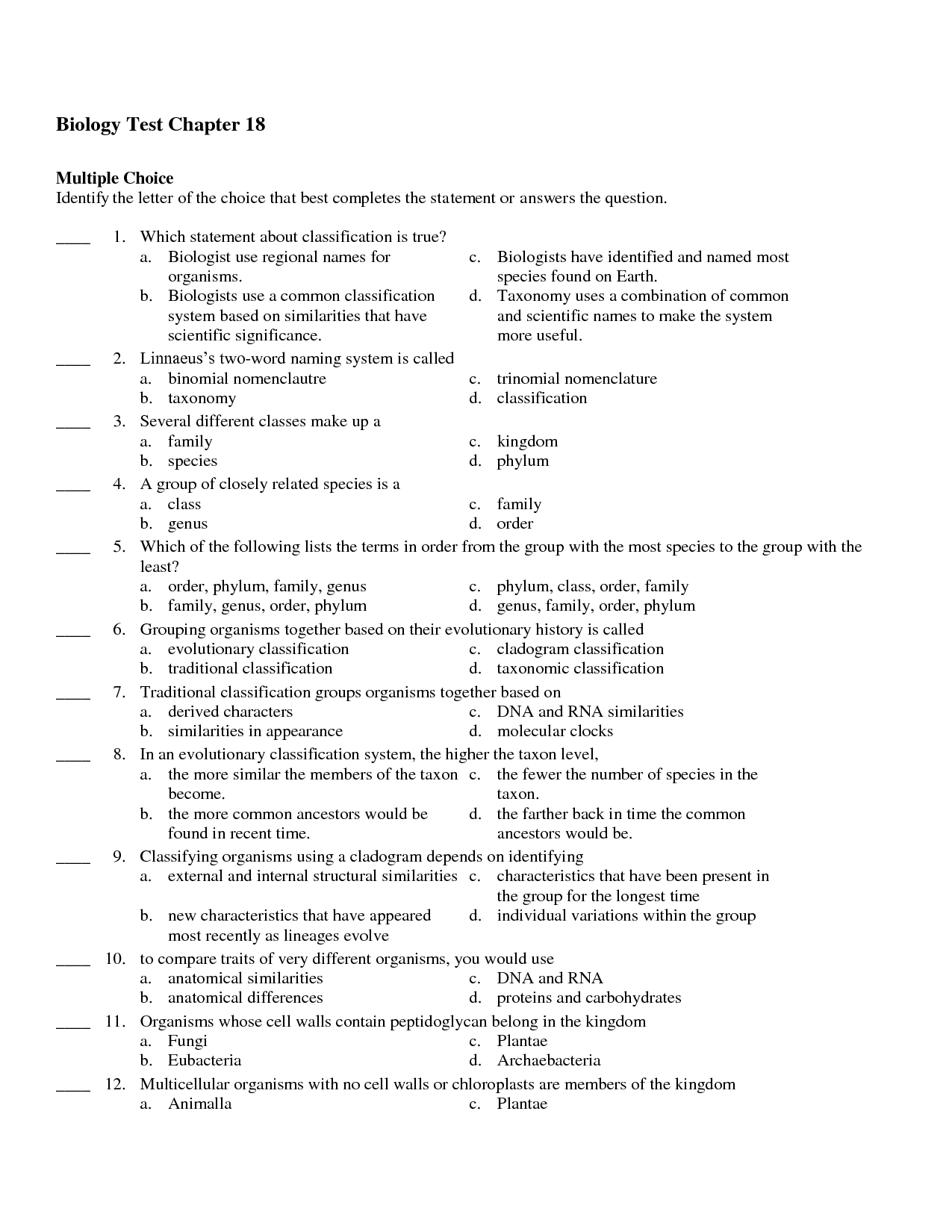 biology 4 2 worksheet answers