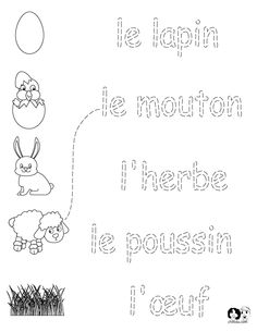 Free French Worksheets for Kids Image